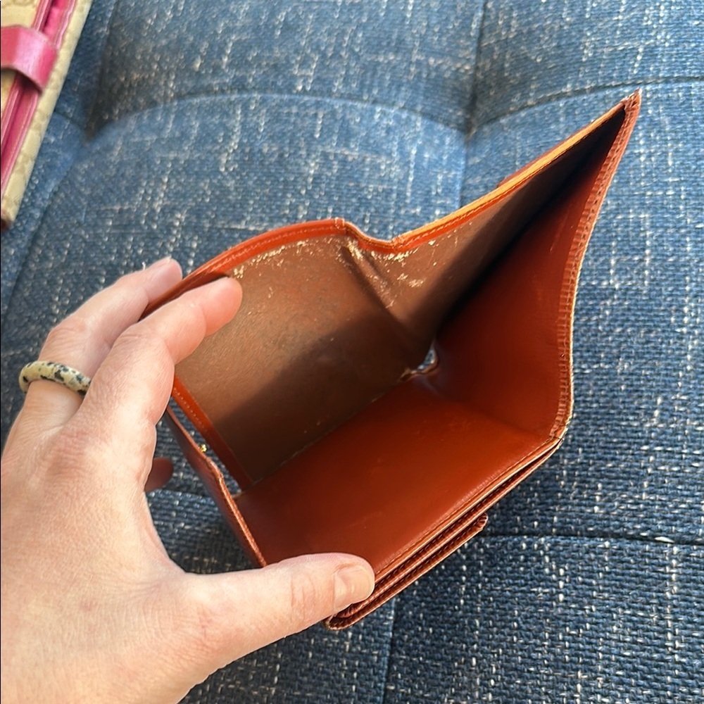 Louis Vuitton Epi Textured Leather Wallet - Orange - Picture 5 of 8